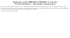 Desktop Screenshot of mhedyn-project.com